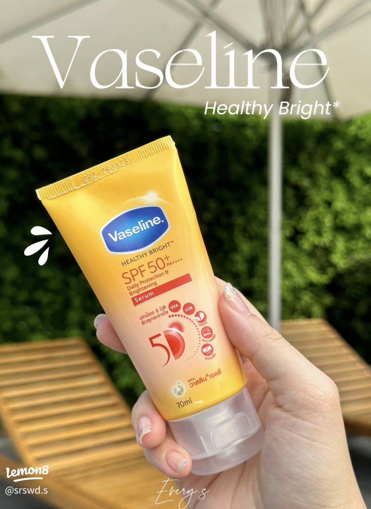 Vaseline Healthy Bright Serum SPF50 PA+++ Sun + Pollution Protection